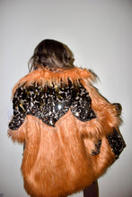 Load image into Gallery viewer, Meet me at sunset fur jacket
