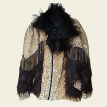 Load image into Gallery viewer, Mocha latte fur jacket
