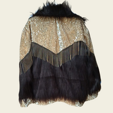 Load image into Gallery viewer, Mocha latte fur jacket
