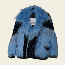 Load image into Gallery viewer, midnight arctic mini fur jacket
