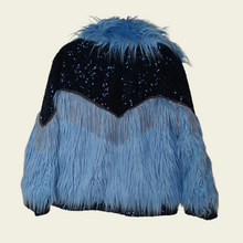 Load image into Gallery viewer, midnight arctic mini fur jacket
