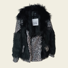 Load image into Gallery viewer, Wild streak fur jacket
