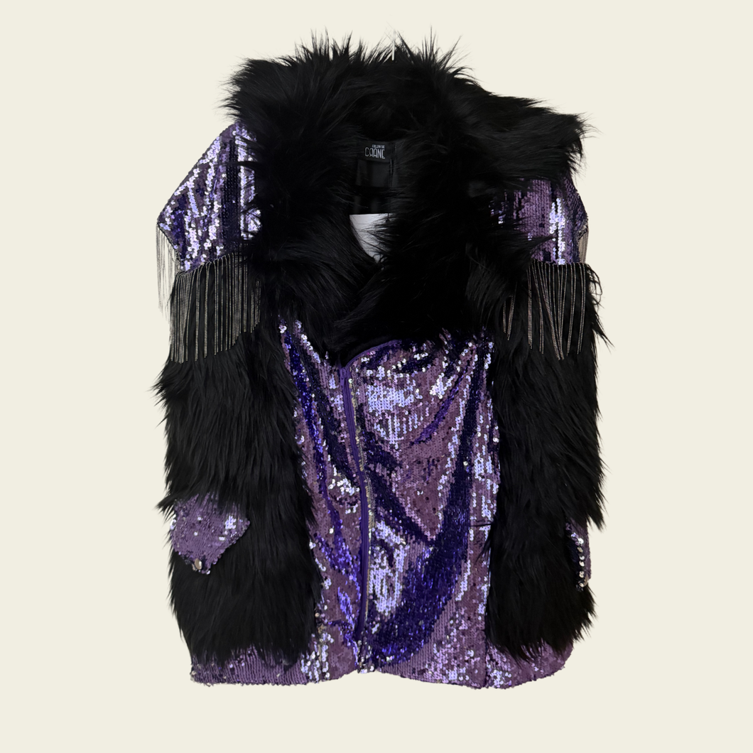 Obsidian violet vest