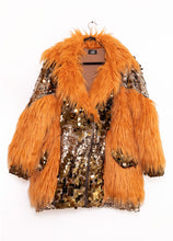 Load image into Gallery viewer, Meet me at sunset fur jacket
